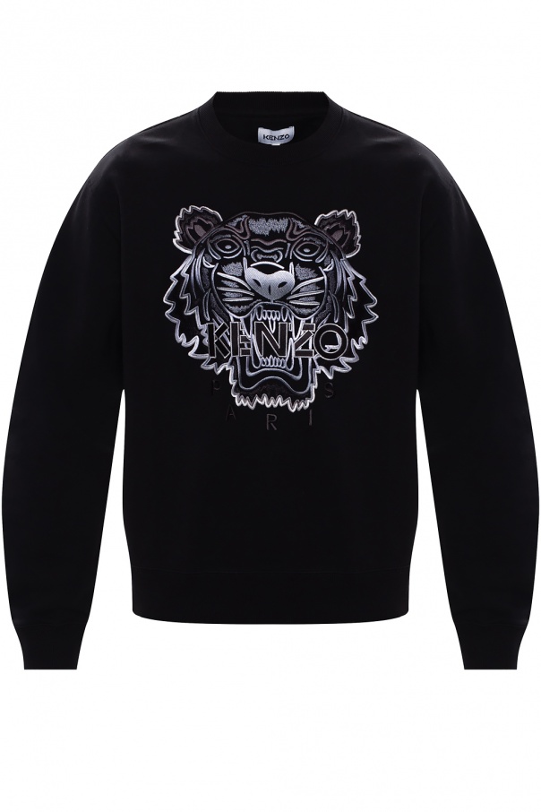 Kenzo Black Lion Embroidery Crewneck outlets XL (Fits like L)